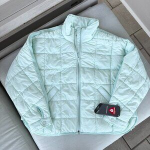 NWT Free People Pippa Packable Puffer Jacket FP Movement Saltwater Blue Medium